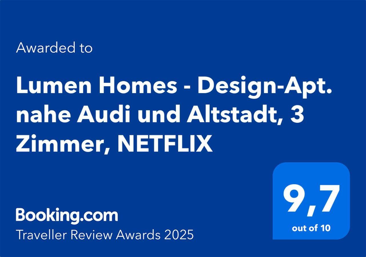 Lumen Homes - Design-Apt. Nahe Audi Und Altstadt, 3 Zimmer, Netflix Ingolstadt Buitenkant foto